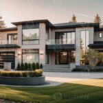 AI Generative 3d modern luxury real estate house for sale and rent ...
